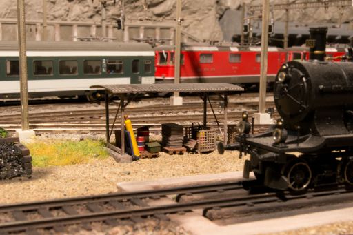 MECF, Modelleisenbahn Club Flawil, MECF , Modelleisenbahn Club Flawil , Drehscheibe , Lokdepot , A 3/5 742, MECF, Modelleisenbahn Club Flawil 