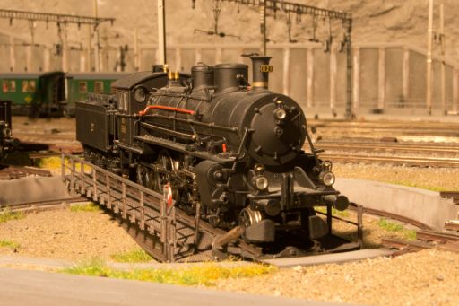 MECF, Modelleisenbahn Club Flawil, MECF , Modelleisenbahn Club Flawil , Drehscheibe , Lokdepot , A 3/5 742 , A 3/5 621 , Eb 3/5 5818, MECF, Modelleisenbahn Club Flawil 