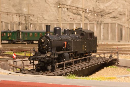 MECF, Modelleisenbahn Club Flawil, MECF , Modelleisenbahn Club Flawil , Drehscheibe , Lokdepot , Eb 3/5 5818, MECF, Modelleisenbahn Club Flawil 