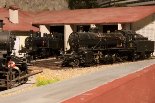 MECF, Modelleisenbahn Club Flawil, MECF , Modelleisenbahn Club Flawil , Drehscheibe , Lokdepot , A 3/5 742 , Eb 3/5 5818 , C 5/6 2978, MECF, Modelleisenbahn Club Flawil 