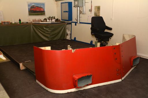 MECF , Modelleisenbahn Club Flawil , Re 4/4 III 11365 , Re 4/4 II , Re 420 , Führerstandssimulator , Führerstandsimulator , Loksimulator , Kameralok , Aufbau, MECF, Modelleisenbahn Club Flawil 