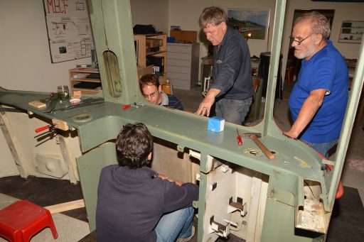 MECF , Modelleisenbahn Club Flawil , Re 4/4 III 11365 , Re 4/4 II , Re 420 , Führerstandssimulator , Führerstandsimulator , Loksimulator , Kameralok , Aufbau, MECF, Modelleisenbahn Club Flawil 