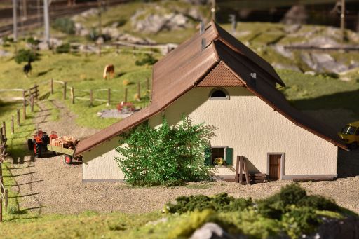 MECF , Modelleisenbahn Club Flawil , Clubanlage , Bauernhof, MECF, Modelleisenbahn Club Flawil 