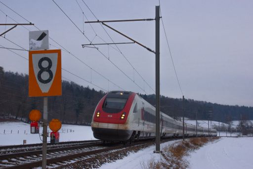 MECF , Modelleisenbahn Club Flawil , Gleisbaustelle , Langsamfahrstelle , ICN , RABDe 500 022 Expo.02 , SBB , Schottikon, MECF, Modelleisenbahn Club Flawil 