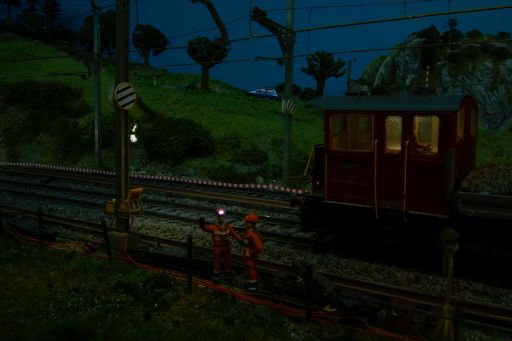MECF , Modelleisenbahn Club Flawil , Gleisbaustelle , Langsamfahrstelle , Tm III , Tm 232, MECF, Modelleisenbahn Club Flawil 