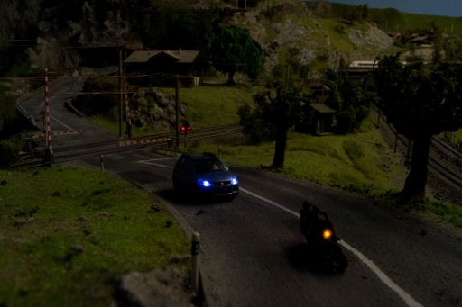 Tag-/Nachtsimulation, Animationssteuerung, MECF, Modelleisenbahn Club Flawil 