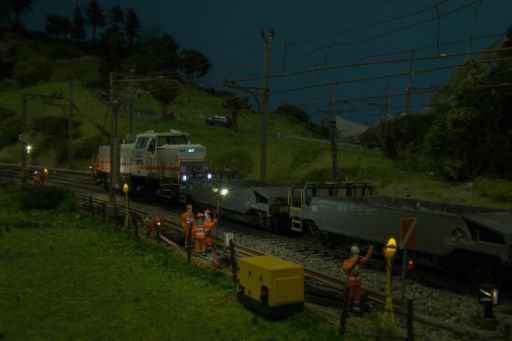 Tag-/Nachtsimulation, Animationssteuerung, MECF, Modelleisenbahn Club Flawil 