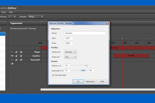 Tag-/Nachtsimulation, Animationssteuerung, Software, MECF, Modelleisenbahn Club Flawil 