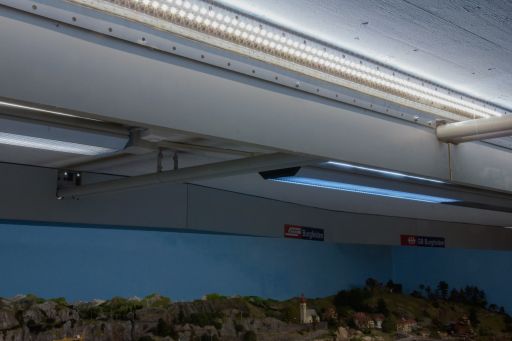 Tag-/Nachtsimulation, Animationssteuerung, LED-Beleuchtung, MECF, Modelleisenbahn Club Flawil 