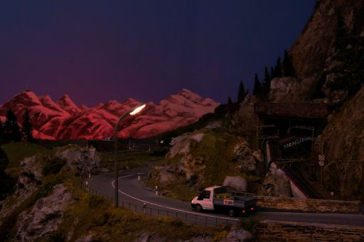 Tag-/Nachtsimulation, Animationssteuerung, LED-Beleuchtung, MECF, Modelleisenbahn Club Flawil 