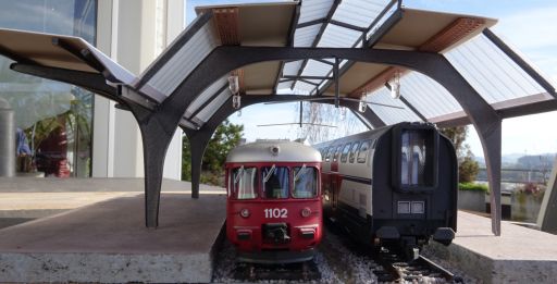Bahnhofhalle, St. Muhrtal, Zürich, Gleishalle, MECF, Modelleisenbahn Club Flawil 
