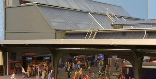 Bahnhofhalle, St. Muhrtal, Zürich, Gleishalle, MECF, Modelleisenbahn Club Flawil 