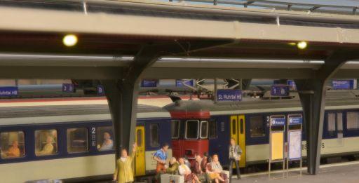 Bahnhofhalle, St. Muhrtal, Zürich, Gleishalle, MECF, Modelleisenbahn Club Flawil 