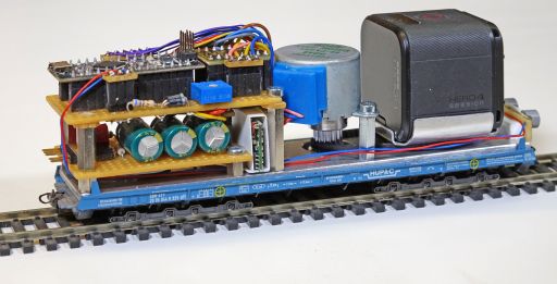Kamerawagen, Drehtisch, Minikamera,, MECF, Modelleisenbahn Club Flawil 