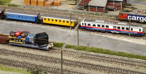 Kamerawagen, Drehtisch, Minikamera,, MECF, Modelleisenbahn Club Flawil 